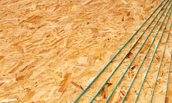 Detalhe textura OSB